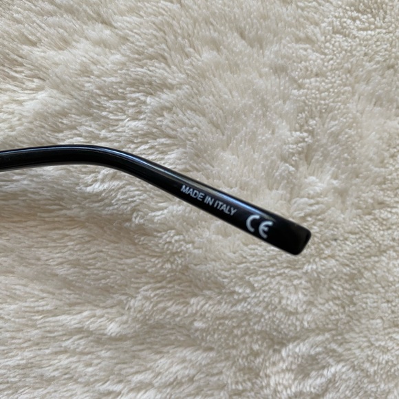 Authentic Saint Laurent black metal demo aviator eyeglasses YSL - Picture 5 of 10